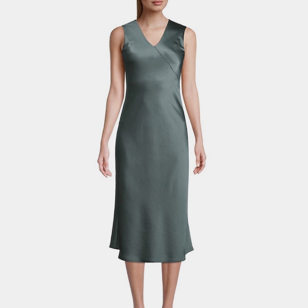 Weekend Max Mara Pietra Sleeveless Satin Midi Dress